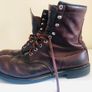 Work America Vintage Leather Boots Image 3