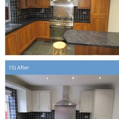 Kitchen door & worktops replacement service