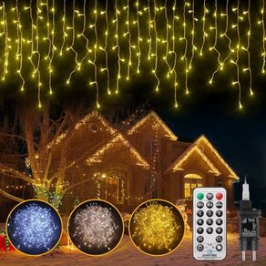 Led Fairy Lights, 49ft 528leds Christmas Tree Lights Plug in, 11 Modes/Remote/Timer IP44 Waterproof String Lights for Indoor Outdoor Garden Balcony Party Windows Garland Door Wall (32ft 352leds)