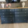Large Refurbished Solid Pine Chest of Drawers Image 7