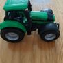 Bruder Tipping Trailer with Bales, Fence and Small Tractor. Image 10