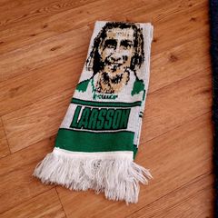 Henrik Larsson No.7 The Goal Machine Scarf - Celtic Legend
