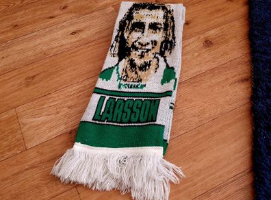 Henrik Larsson No.7 The Goal Machine Scarf - Celtic Legend