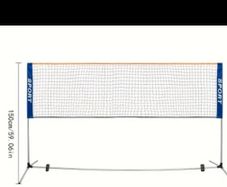 New 2 in 1 5.1metre Tennis Badminton net with bracket