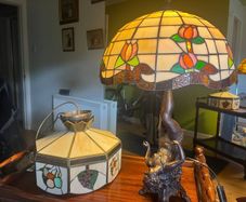 Tiffany Lamp & Ceiling Light