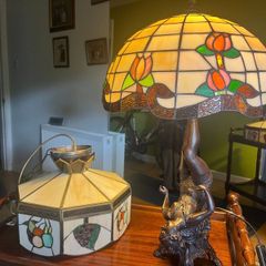 Tiffany Lamp & Ceiling Light