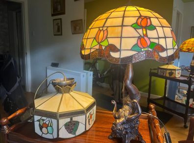 Tiffany Lamp & Ceiling Light