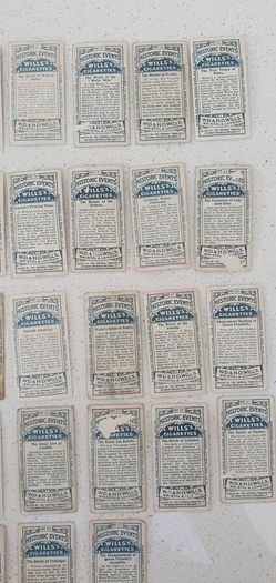 Vintage Cigarette Cards Historic Events by WD and HO WILLS