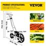 Garden Seeder, Metal Precision Garden Push Seeder With 6 Seed Plates, Walk-Behind Row Crop Planter, Manual Garden Lawn Spreader for Sowing Seeds, Backyard Agriculture for Various Seeds (FREE SHIPPING) Image 7