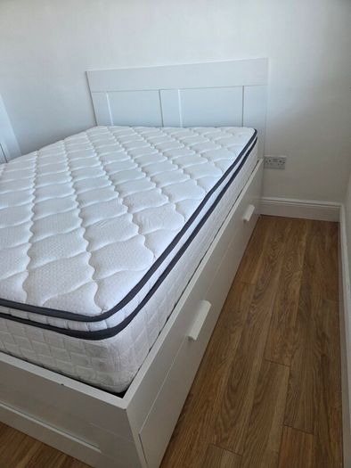 double bed and mattress