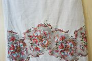 Avoca embroidery linen skirt SIZE 10