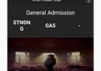 Lewis Capaldi standing 24th june Concert ticket
