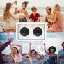 Transparent Cassette Portable Bluetooth Speaker, Minimalist Speakers Bluetooth Wireless Loud, HD Powerful Sound and Wide Compatibility for Indoor  and Outdoor Image 9