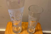 Peroni beer glasses