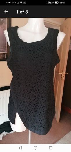beautiful new designer black top