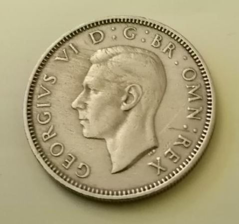 1947 George VI UK Shilling variant