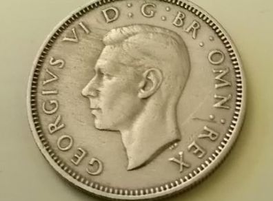 1947 George VI UK Shilling variant