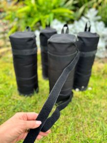 Set of 4 sandbag weights 15x15x44cm