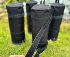 Set of 4 sandbag weights 15x15x44cm