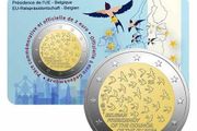 Belgium 2 Euro Commemorative Coin 2024 - Presidency of the Council of the EU. Coincard. BU