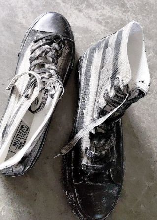 New canvas shoes