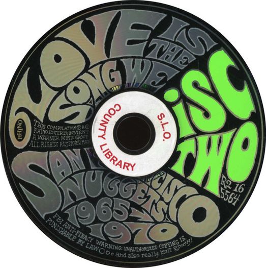Love Is The Song We Sing: San Francisco Nuggets 1965-1970 4-CD Box Set