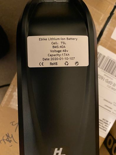 Original 48V Battery Ebike Battery HAILONG Downtube 17AH 350w 500w 750w 1000w 1500w 18650 Cell BBSHD 100% BRAND NEW