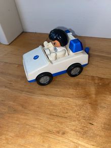 Vintage Lego Duplo Ambulance car and nurse