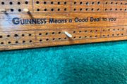 Guinness Cribbage Board 1960s
