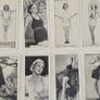 Vintage Real Photo Cigarette Cards Modern Beauties Actresses Image 2