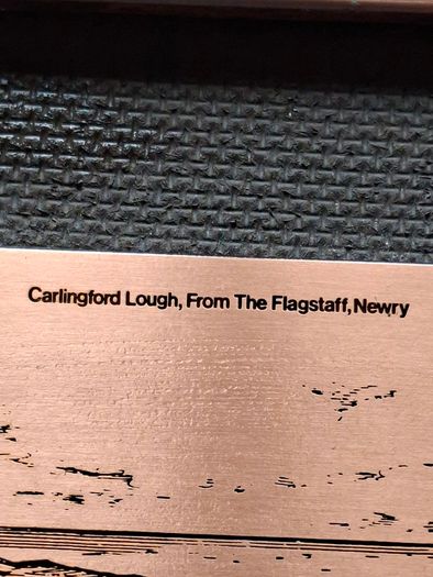 Vintage Copper Etching is Titled "Carlingford Lough, From The Flagstaff, Newry., Postage Available or Collection