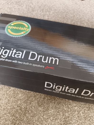 Roll Up Electronic Drum Pad Set w/Sticks & Foot Pedals, Rechargeable MIDI Drum