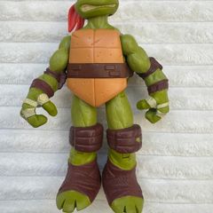 Teenage Mutant Ninja Turtles TMNT approx. 26 cm. Michelangelo Giant 2012 Viacom Playmates Battle Shell Used Please See Photos