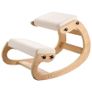 Ergonomic Kneeling Chair, Wooden Posture Knee Chair with Adjustable Thick Foam Cushions & Solid Wood Frame, Adjustable Height Image 9