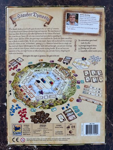 The Staufer Dynasty board game