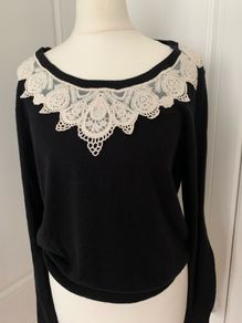 New Jumper with fancy collar, size 14