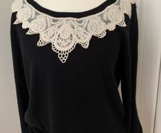 New Jumper with fancy collar, size 14