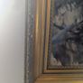 Large print with golden frame picture Image 4