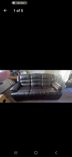 Reclining Sofa brown