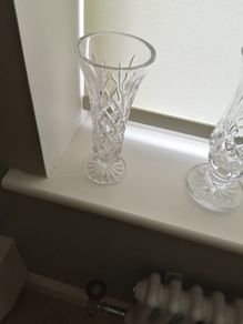 Galway Crystal Tulip vase