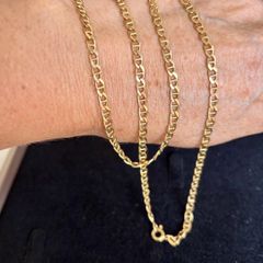 18ct gold solid gold chain
