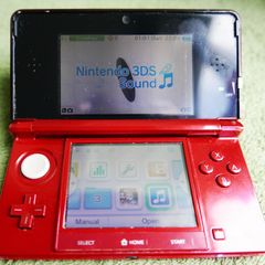 Nintendo 3DS Metallic Red (works well)