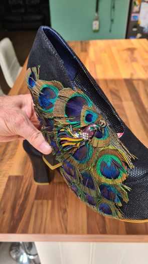 Irregular Choice Peacock Shoes Size US 5.5/ 3.5 UK/Ireland