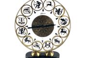 Rare mid century Atlanta zodiac clock