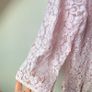 Vintage Pink Lace Blouse Image 5