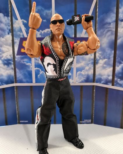 WWE Ultimate Edition The Rock Mattel Wrestling Figure