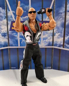 WWE Ultimate Edition The Rock Mattel Wrestling Figure