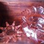 Vintage Amber Glass Bowl Image 3
