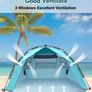 Beach Tent 4-6 Person Pop Up Beach Tent Large Hydraulic Automatic Portable Sun Shade Shelter (FREE SHIPPING) Image 5