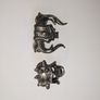 1990s Skull Novelty Pins (Attach to clothes) Image 2